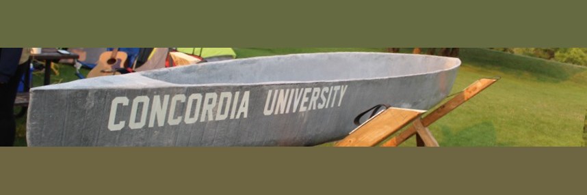 Concordia Concrete Canoe banner