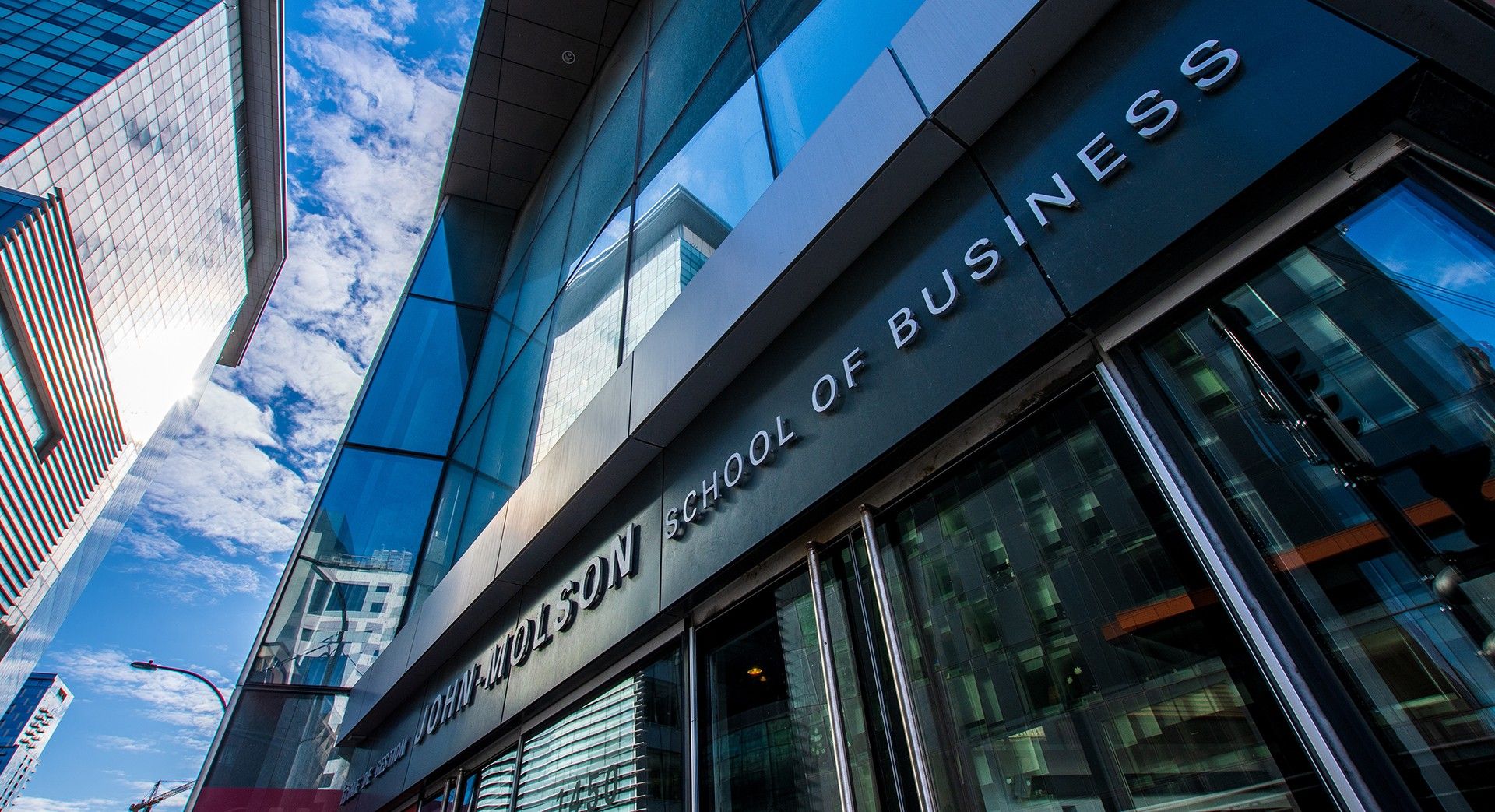 John Molson School of Business banner